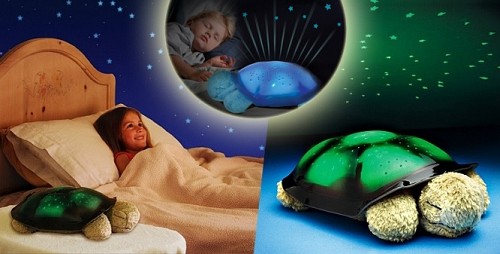 Νυχτερινό Φωτιστικό Χελωνάκι Έναστρος Ουρανός για Μωρά με Μελωδίες για έναν Μαγευτικό ύπνο