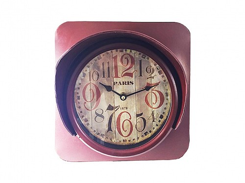 Retro Traffic Light Clock Vintage Clock 14A501S-2R