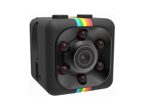 Mini Spy Web Camera Full HD 1080p in black, 2x2x2 cm