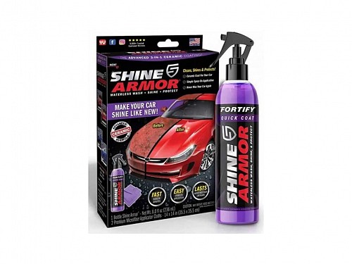 Cleaning Protective Spray Ceramic Coating Vehicle 3 in 1 236ml, Shine Armor