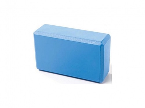 Yoga Block Balance Brick in light blue color, 14x23x7.5 cm