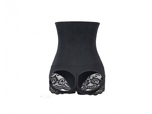 Sexy Corset Slimming Underwear with lace in Black color, Sexy Thong Panty