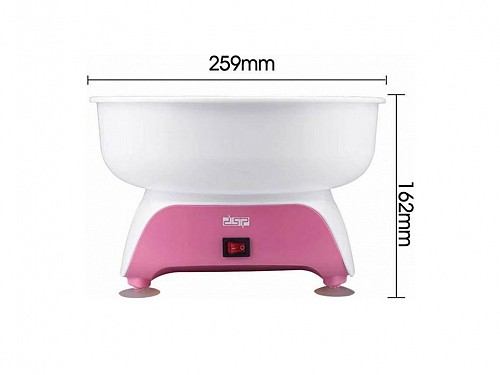 Retro Wool Appliance 450W in Pink color, Cotton Candy Maker, KA1006