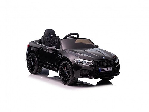 Παιδικό Ηλεκτροκίνητο Αυτοκίνητο Μονοθέσιο Licensed τύπου BMW M5 με τηλεχειριστήριο σε Μαύρο χρώμα